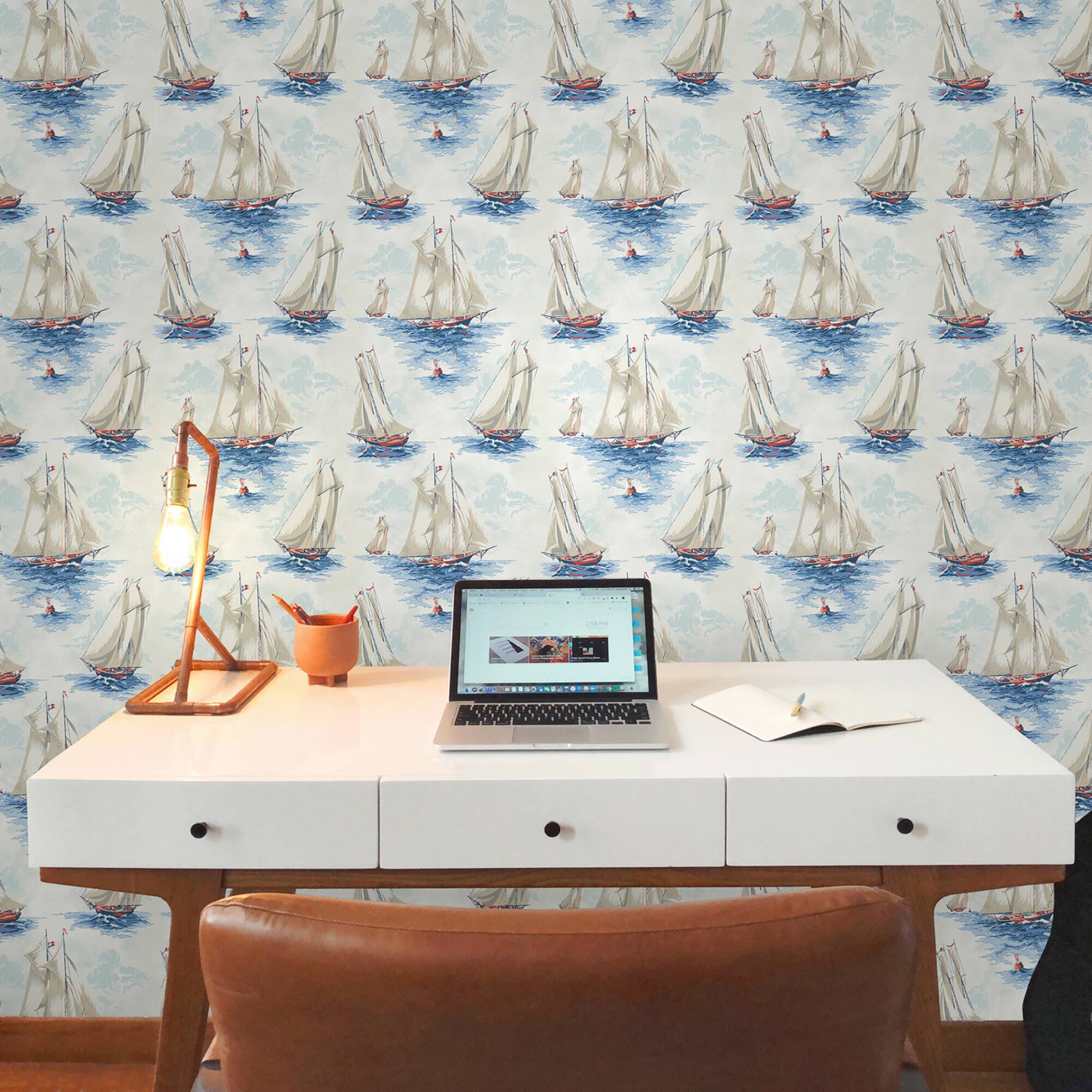Surface Style Set Sail Peel & Stick Wallpaper